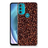 Motorola Moto G71 5G Siliconen Case Koffiebonen