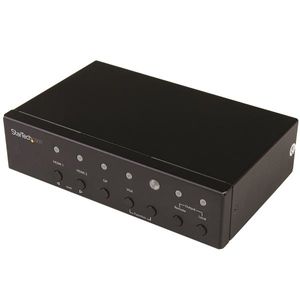 StarTech.com Multi-Input HDBaseT extender met switch DP, VGA, HDMI over CAT5/CAT6 tot 4K