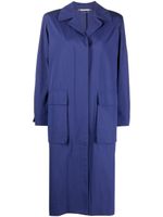 Stella McCartney trench à boutonnière - Bleu - thumbnail