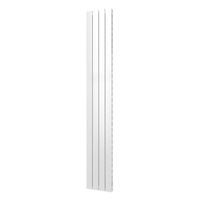 Plieger Designradiator Cavallino Retto Dubbel 905 Watt Middenaansluiting 200x29,8 cm Mat Wit - thumbnail