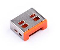 SMARTKEEPER Port Lock USB-A Port Lock (100 x USB A-poortsloten zonder sleutel, oranje)