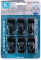 Alpina Kleerhanger Verbinder 6 Stuks Op Kaart 5x2,5x2cm - thumbnail