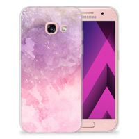 Hoesje maken Samsung Galaxy A3 2017 Pink Purple Paint - thumbnail