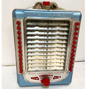 Wurlitzer 4851 Wall Box 48 Select 1951-1952 Zeer Goede Conditie