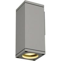 SLV Theo Wall 229524 Buitenlamp (wand) LED GU10 35 W Zilver-grijs - thumbnail