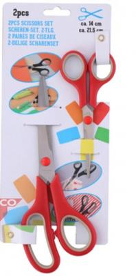 TOM schaar 2 stuks rood TOM schaar 2 stuks rood