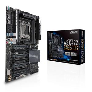 Asus WS C422 SAGE/10G Moederbord Socket Intel 2066 Vormfactor CEB Moederbord chipset Intel® C422