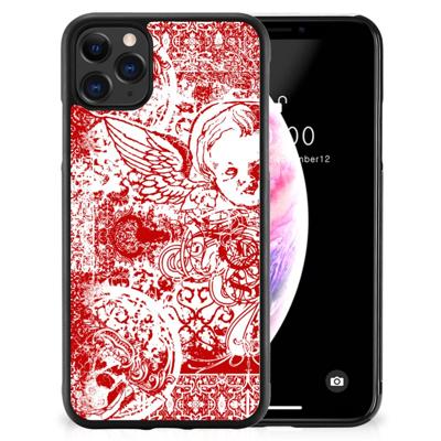 Mobiel Case Apple iPhone 11 Pro Max Angel Skull Rood