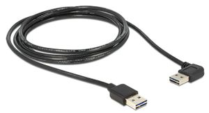 Delock 83467 Kabel EASY-USB 2.0 Type-A male > EASY-USB 2.0 Type-A male haaks links / rechts 5 m