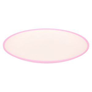 Onbreekbare kunststof/melamine roze ontbijt bordjes 23 cm voor outdoor/camping