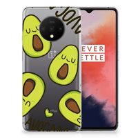 OnePlus 7T Telefoonhoesje met Naam Avocado Singing