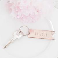 Sleutelhanger banner met naam