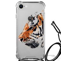 Back Cover iPhone SE 2022 | 2020 | 8 | 7 Watercolor Tiger