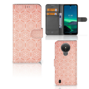 Nokia 1.4 Telefoon Hoesje Pattern Orange