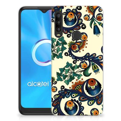 Siliconen Hoesje Alcatel 1SE (2020) Barok Flower