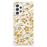 Samsung Galaxy A53 5G Case Gouden Bloemen