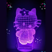 3D LED LAMP - HELLO KITTY - thumbnail