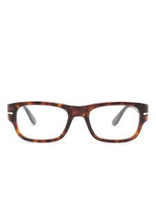 Persol lunettes de vue à monture rectangulaire - Marron