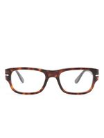 Persol lunettes de vue à monture rectangulaire - Marron