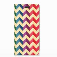 Nokia 3.1 (2018) Hoesje met Magneet Zigzag Multi Color - thumbnail