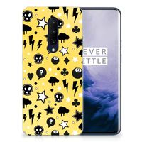 Silicone Back Case OnePlus 7 Pro Punk Geel - thumbnail