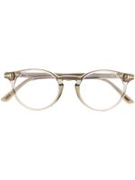 TOM FORD Eyewear lunettes de vue à monture ronde - Tons neutres - thumbnail