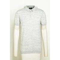 WE Fashion slim fit polo wit