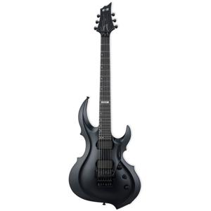 ESP E-II FRX Black Satin elektrische gitaar met koffer