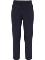 Brunello Cucinelli pantalon en laine à coupe fuselée - Bleu