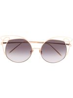 Linda Farrow lunettes de soleil Precious - Or