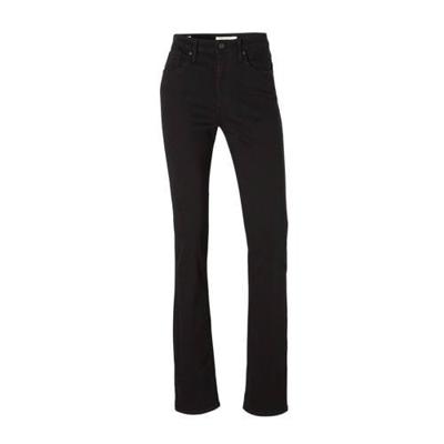 Levi's 724 high rise straight fit jeans black sheep