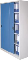 Huvema BLUE-LINE Kantoor en magazijnkast BL 4SH, 1200x400x1950 OC - K6520 - K6520 - thumbnail