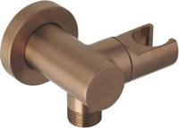 Ben muuraansluiting met handdouchehouder geborsteld koper pvd