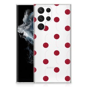 Samsung Galaxy S22 Ultra Siliconen Case Cherries