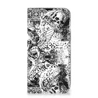 Mobiel BookCase iPhone 14 Skulls Angel