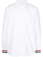 Thom Browne chemise à poignets contrastants - Blanc