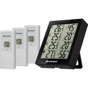 Bresser Optik Quadro Thermo- en hygrometer Zwart