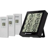 Bresser Optik Quadro Thermo- en hygrometer Zwart - thumbnail