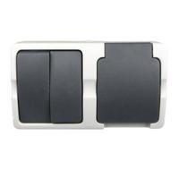 VB Opbouw Dubbele Schakelaar & Stopcontact combinatie Spatwaterdicht