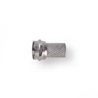 Nedis F-Connector | Male | Twist-On | 6.4 mm | Zilver | 25 Stuks | 1 stuks - CSVC41904ME CSVC41904ME - thumbnail