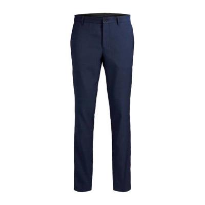 JACK & JONES PREMIUM slim fit pantalon donkerblauw JACK & JONES PREMIUM slim fit pantalon donkerblauw