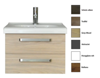 Sanicare Q9 badkamermeubel 2 laden 65 cm belluno