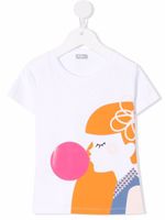 Il Gufo t-shirt à imprimé graphique - Blanc - thumbnail