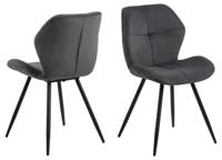 Petra eetkamerstoel Liv antraciet
