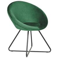 Beliani - FLOBY II - Fauteuil - Groen - Fluweel