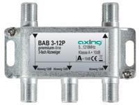 Axing BAB 3-12P Kabel-TV lasdoos 3-voudig 5 - 1218 MHz - thumbnail