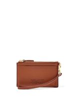 Marc Jacobs portefeuille The Top Zip Wristlet - Marron