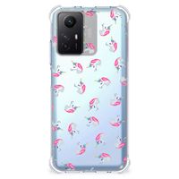 Doorzichtige Silicone Hoesje voor Xiaomi Redmi Note 12s Unicorns - thumbnail