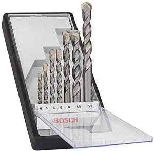 Bosch Accessories CYL-3 2607017083 Carbide Beton-spiraalboren set 7-delig 4 mm, 5 mm, 5.5 mm, 6 mm, 7 mm, 8 mm, 10 mm Cilinderschacht 1 set(s)