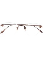 EQUE.M lunettes de vue Izayoi à monture ronde - Marron